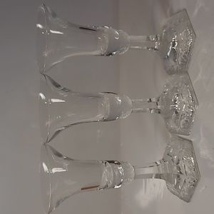 Rosenthal group Germany Classic rose glass Cordial wine&Maria candle holders